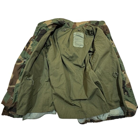 Vintage USGI M-65 Woodland Field Jacket Small Short – Cold War Era - Picture 5 of 11